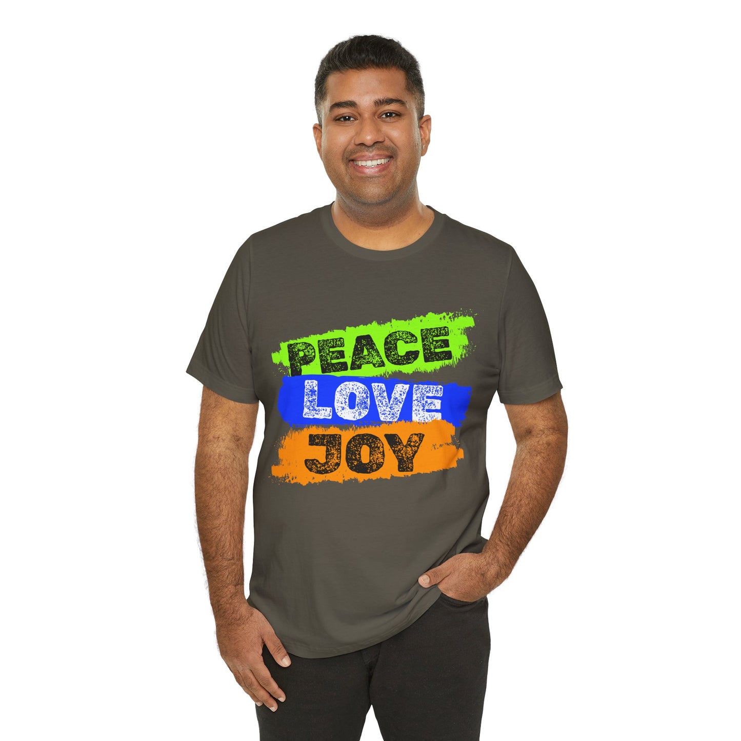 Peace Love Joy Christian T-Shirt – Faith-Based Inspirational Tee