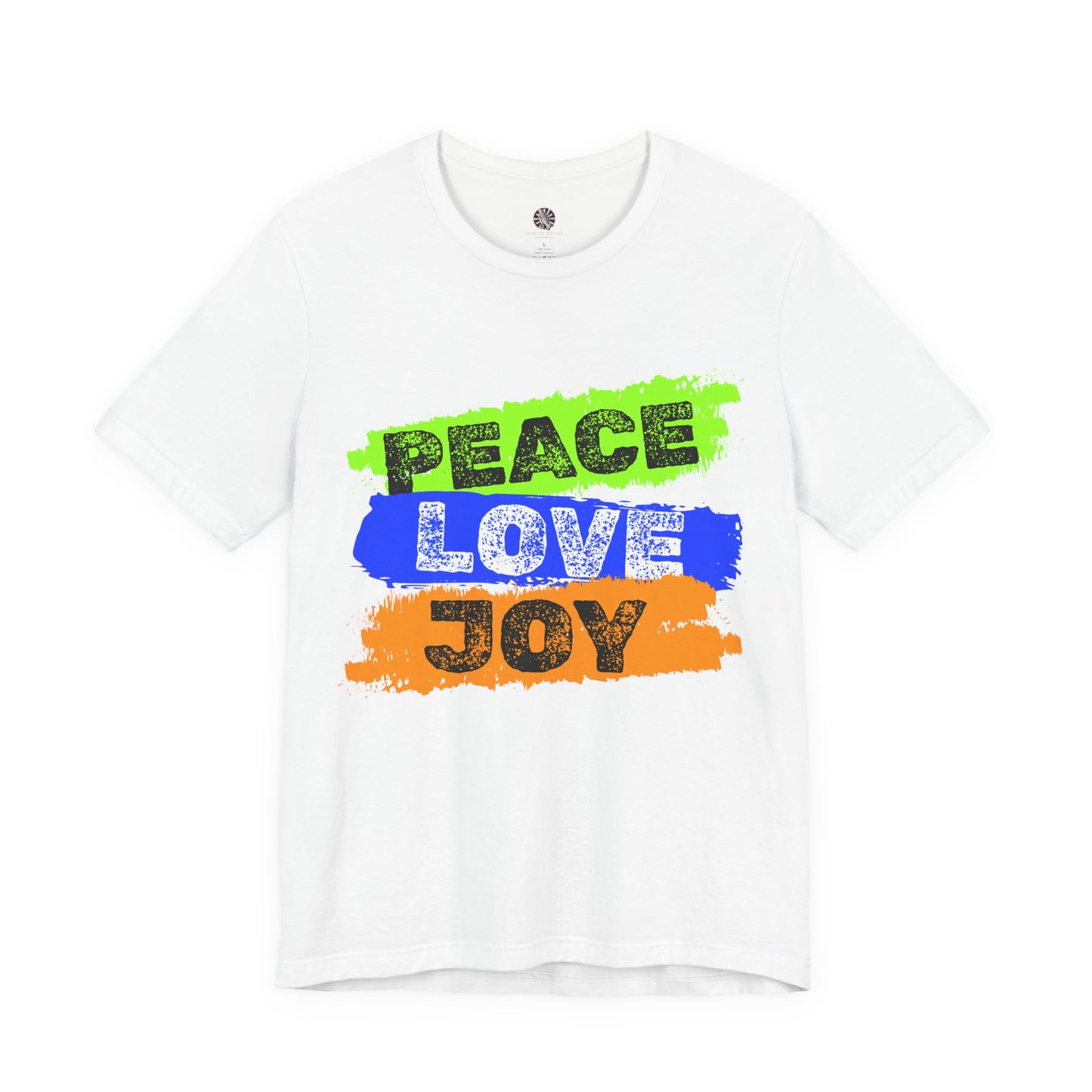 Peace Love Joy Christian T-Shirt – Faith-Based Inspirational Tee