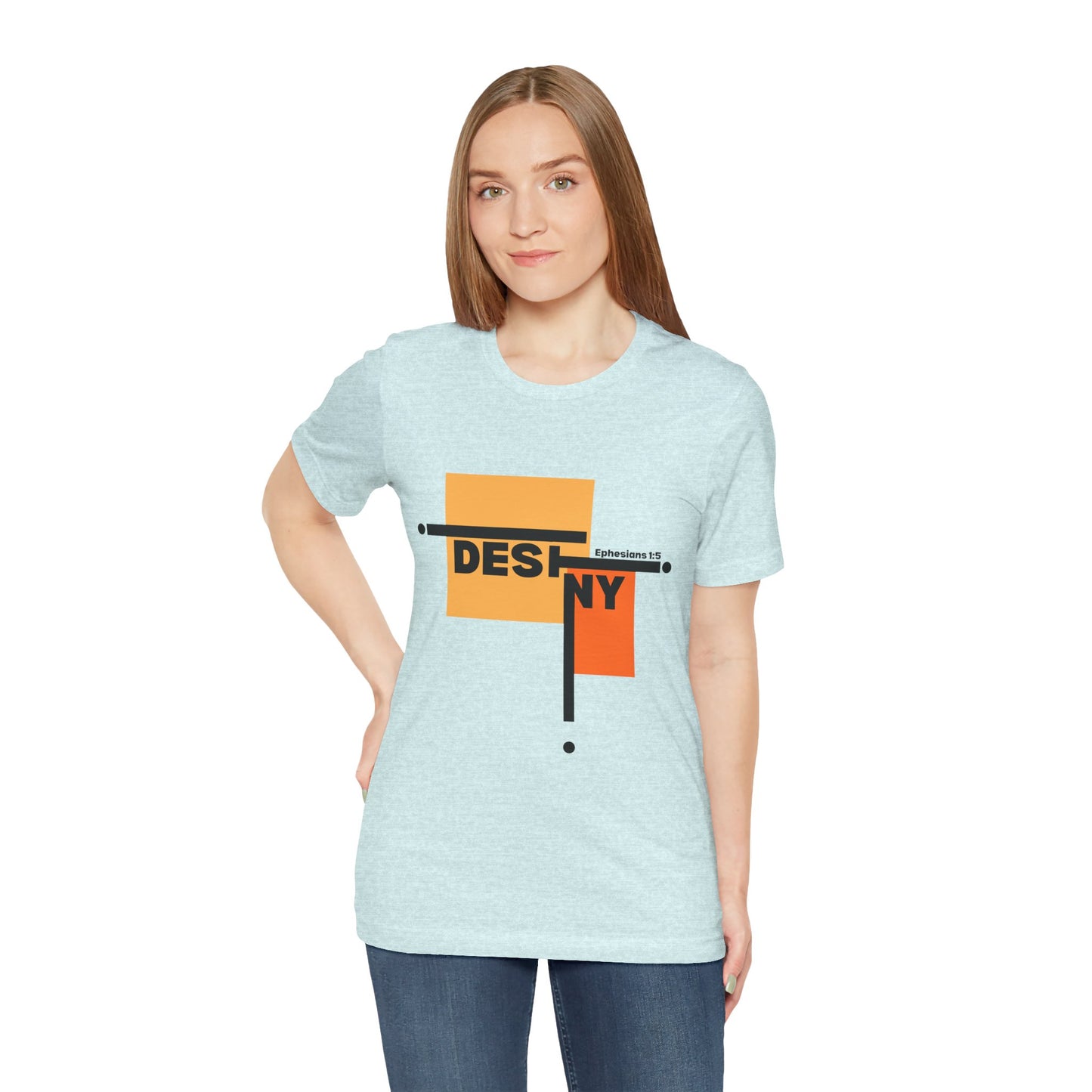 Destiny Christian T-Shirt – Ephesians 1:5 Bible Verse Tee