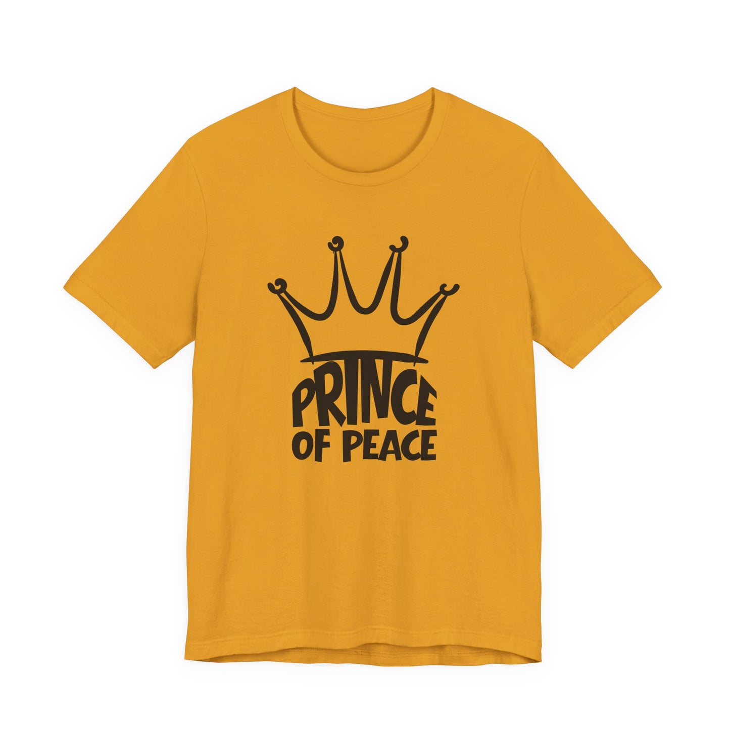 Prince of Peace Christian T-Shirt – Crown Graphic Faith Design | Bella + Canvas