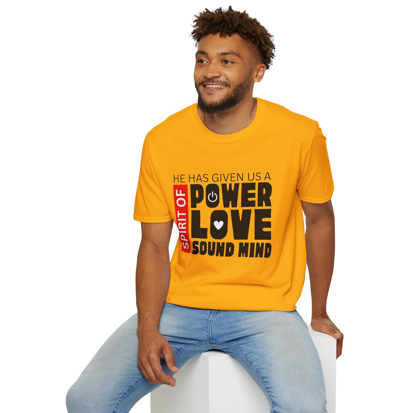 Spirit of Power Love Sound Mind Christian T-Shirt – Faith-Based Inspirational Tee