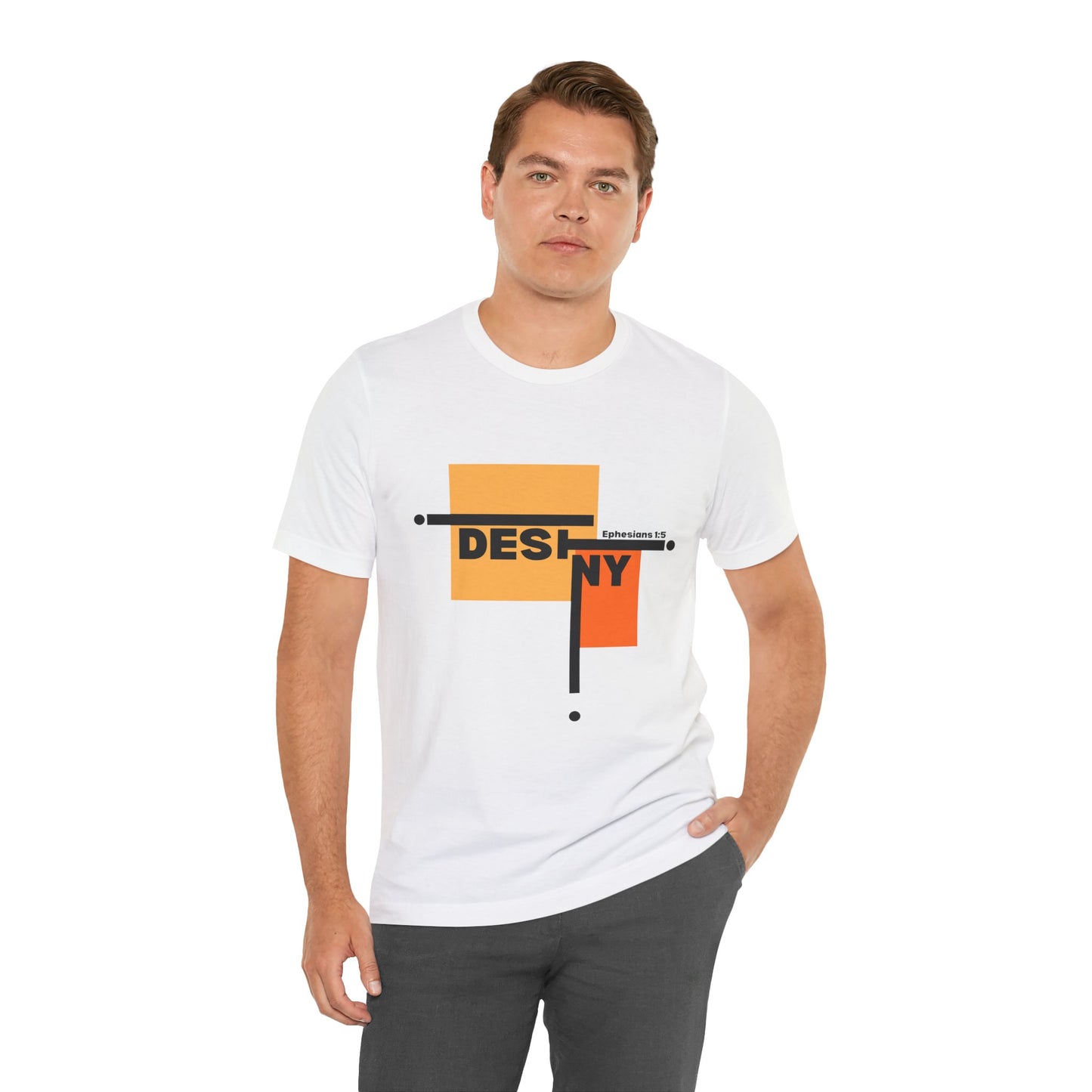 Destiny Christian T-Shirt – Ephesians 1:5 Bible Verse Tee