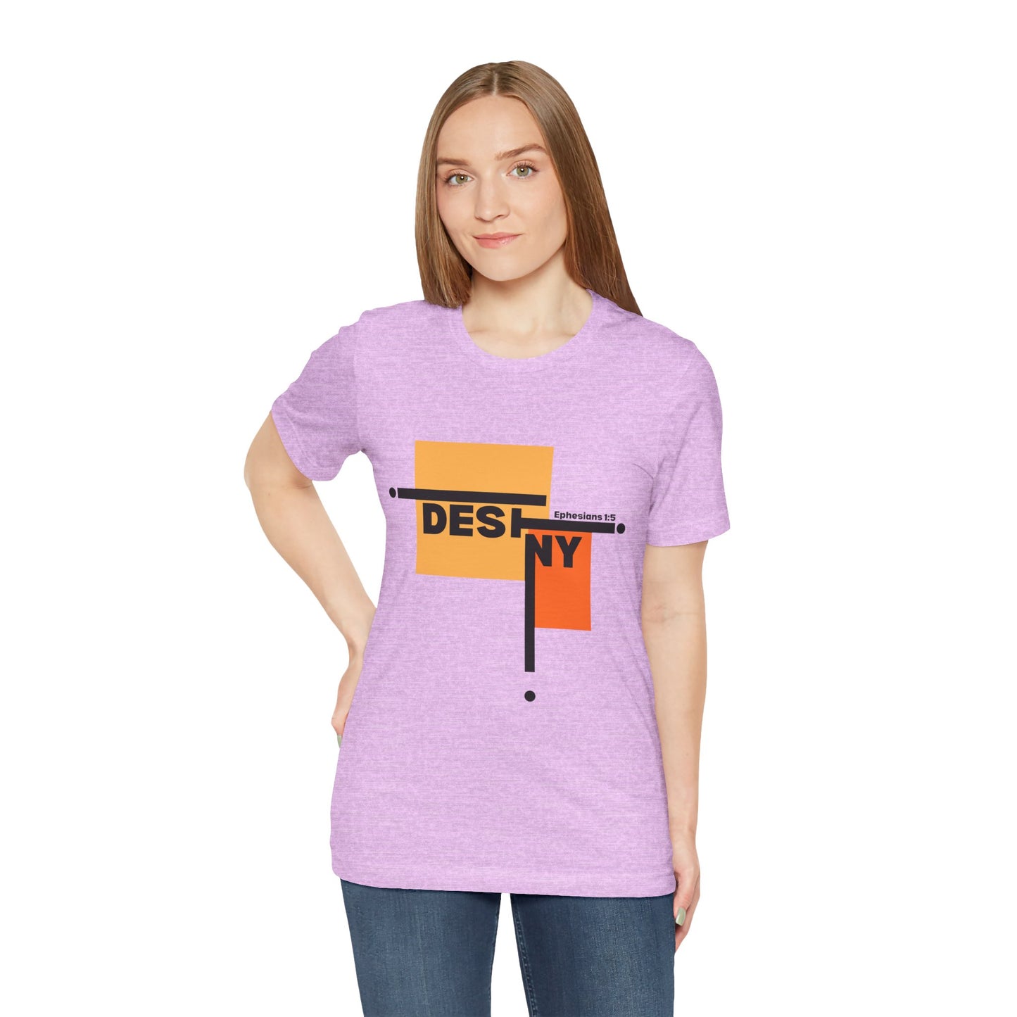 Destiny Christian T-Shirt – Ephesians 1:5 Bible Verse Tee