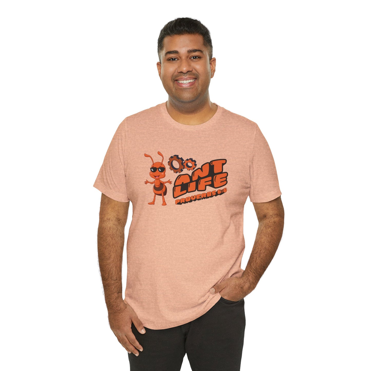 Ant Life Christian T-Shirt – Proverbs 6:6 | Bella + Canvas Faith Tee