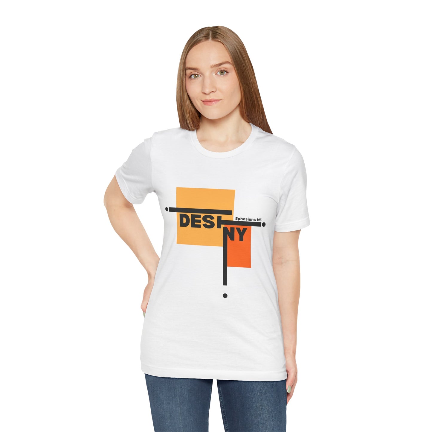 Destiny Christian T-Shirt – Ephesians 1:5 Bible Verse Tee