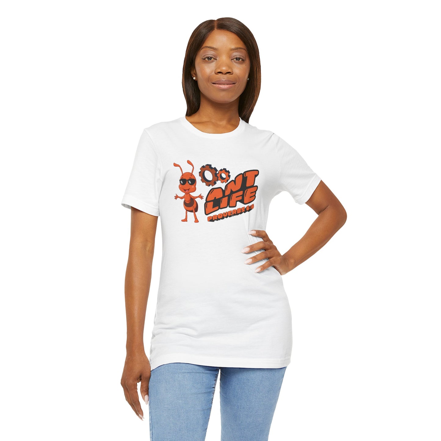 Ant Life Christian T-Shirt – Proverbs 6:6 | Bella + Canvas Faith Tee