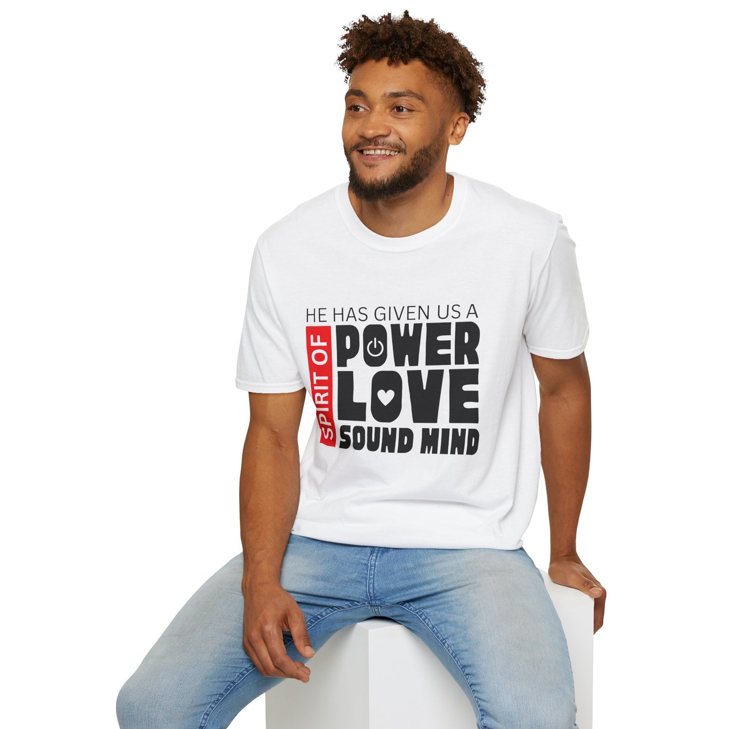 Spirit of Power Love Sound Mind Christian T-Shirt – Faith-Based Inspirational Tee
