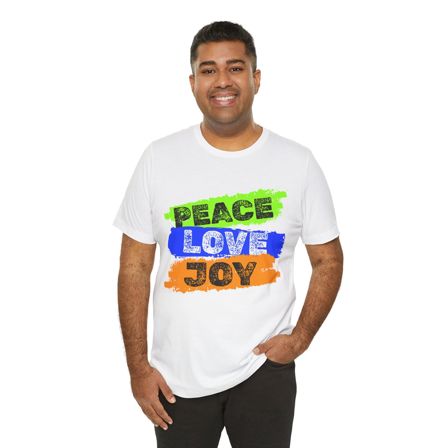 Peace Love Joy Christian T-Shirt – Faith-Based Inspirational Tee